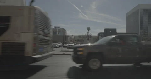 Side left driving plate - Carson Street at Las Vegas Boulevard, Las Vegas Vidéo 293950924