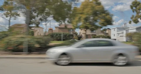 Side left driving plate - Culver Blvd at Braddock Drive, Westchester Stock Footage 113815128