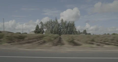 Side left driving plate - Davis Road at Sargent Road, Armstrong Stock-Footage 293465914