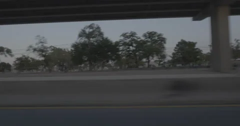 Side left driving plate - Highway 35 at East Dean Keeton Street, Austin Stock Footage 253598508