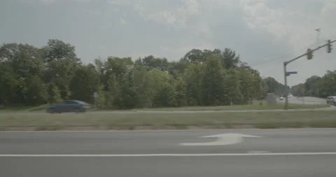 Side left driving plate - Highway 286 at Fox Mill Road, Reston Stock Footage 284871461
