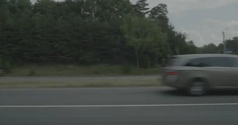 Side left driving plate - Highway 286 at Highway 654, Fairfax Station Stock Footage 284879653