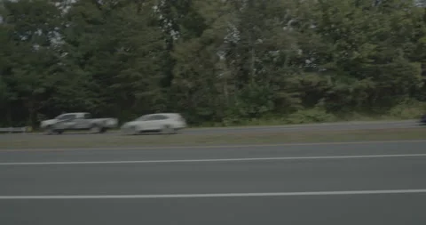 Side left driving plate - Highway 286 at Fairfax Station Road, Greenbriar Stock Footage 284880607