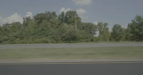 Side left driving plate - Highway 123 at Highway 647, Greenbriar Stock Footage 284887504