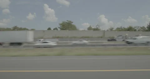Side left driving plate - Highway 95 at Highway 639, Fredericksburg Stock Footage 284924089
