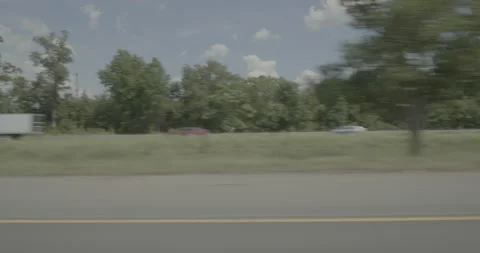 Side left driving plate - Highway 95 at Courthouse Road, Cosner's Corner Stock Footage 284925901
