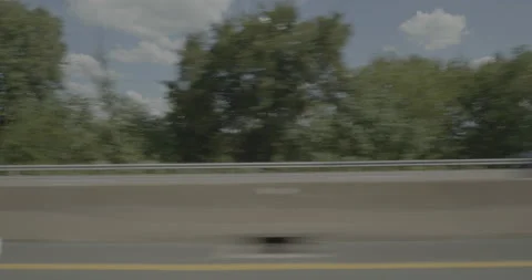 Side left driving plate - Highway 95 at Goodes Street, Richmond Stock Footage 284947454