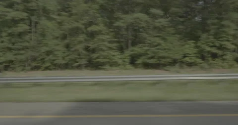 Side left driving plate - Highway 95 at Brunswick Avenue, Emporia Vídeo Stock 284978583