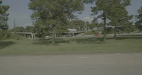 Side left driving plate - Highway 95 at Highway 46, Roanoke Rapids Stock Footage 284987290