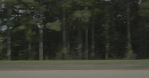 Side left driving plate - Highway 95 at Red Oak Battleboro Road, Dortches Stock Footage 285001051