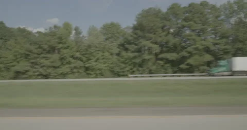 Side left driving plate - Highway 95 at Hunter Hill Road, Dortches Stock Footage 285002255