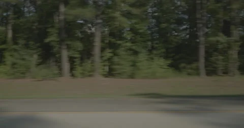 Side left driving plate - Highway 95 at Nash Central High School, Nashville Stock Footage 285003599