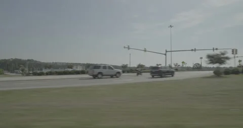 Side left driving plate - Highway 95 at Fayetteville Road, Lumberton Video stock 285029285