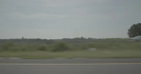 Side left driving plate - Highway 95 at Highway 74, McDonald Stock Footage 285039152