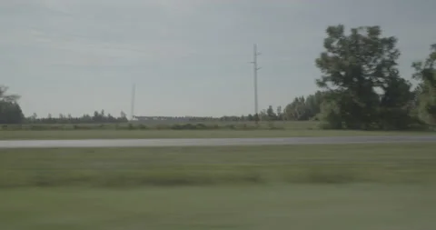 Side left driving plate - Highway 95 at Dew Road, McDonald 스톡 동영상 285044361