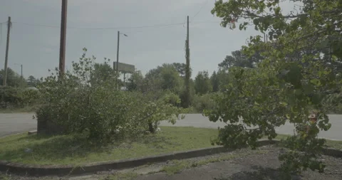 Side left driving plate - Highway 95 at Horne Road, Rowland Stock Footage 285045276