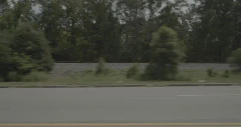 Side left driving plate - Highway 95 at Highway 38, Mallory Stock Footage 285058003