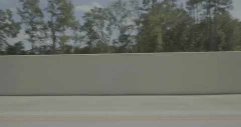 Side left driving plate - Highway 76 at Stoneridge Drive, Columbia Video stock 285091095