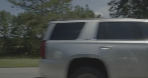 Side left driving plate - Highway 20 at Wildlife Road, Gilbert Stock Footage 285123982