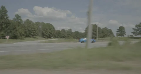 Side left driving plate - Highway 20 at Two Notch Road, Gilbert Stock Footage 285126422