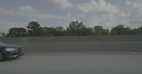 Side left driving plate - Highway 20 at Little Black Creek, Gilbert Stock Footage 285127493
