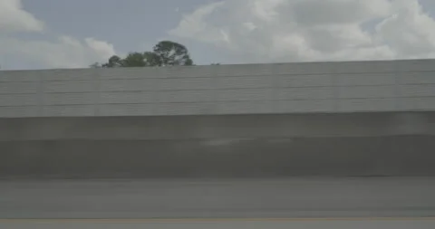 Side left driving plate - Highway 20 at Bergen Road West, Augusta Vídeo Stock 285128754