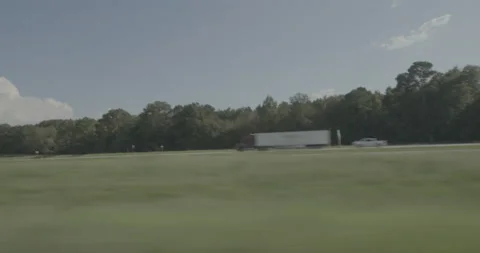 Side left driving plate - Highway 20 at Jimmie Dyess Parkway, Augusta Stock Footage 285132981