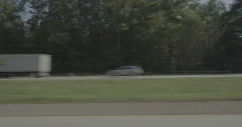 Side left driving plate - Highway 20 at Baker Place Road, Augusta Video stock 285135472