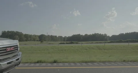 Side left driving plate - Highway 20 at Fears Road, Madison Video stock 285147108
