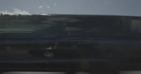 Side left driving plate - Highway 285 at Mile 131 Cheffee County Stock Footage 288917516