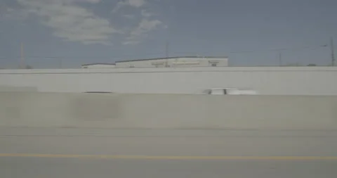 Side left driving plate - Highway 25 at Bayaud Avenue Denver Stock Footage 289253657