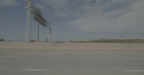Side left driving plate - Highway 25 at Highway 76 Denver Stockbeeldmateriaal 289541715