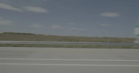 Side left driving plate - Highway 25 at Highway 34 Loveland Stock Footage 289580762
