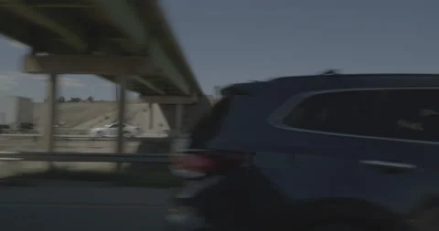 Side left driving plate - Highway 25 at Mile 273 Fort Collins Stock Footage 289592517
