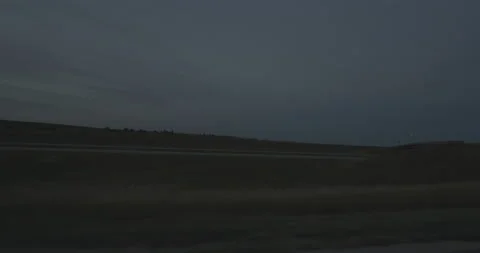 Side left driving plate - Highway 248 at Highway 90 Murdo Stock Footage 290186635