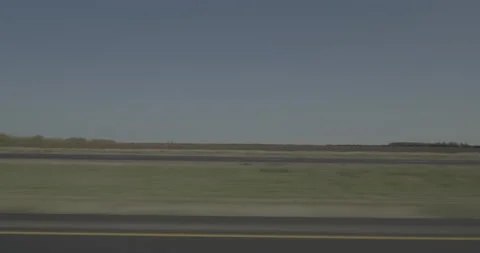 Side left driving plate - Highway 90 at Mile 292 Aurora County Stock Footage 290781531