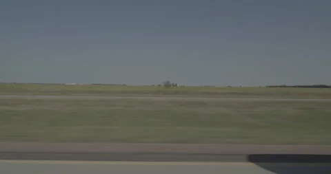 Side left driving plate - Highway 90 at Mile 310 Aurora County Vídeo Stock 290797964