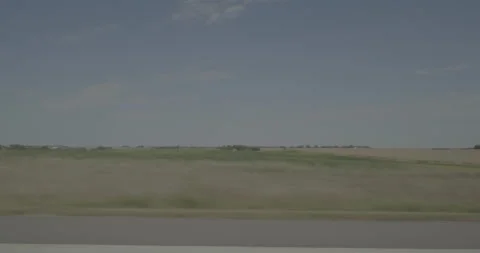 Side left driving plate - Highway 90 at Mile 385 Hartford Stock Footage 290857467