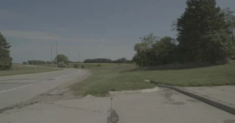 Side left driving plate - Highway 90 at rest area Manley Stock Footage 290905095