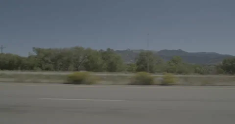 Side left driving plate - Highway 70 at Mile 74 Parachute Vídeos de archivo 291867133