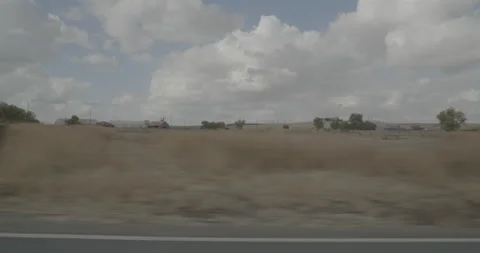 Side left driving plate - Highway 104 at Clay East Road, Herald Stock Footage 293583563