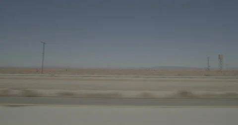 Side left driving plate - Highway 58 at Mile 19, Lockhart Stock Footage 293778786