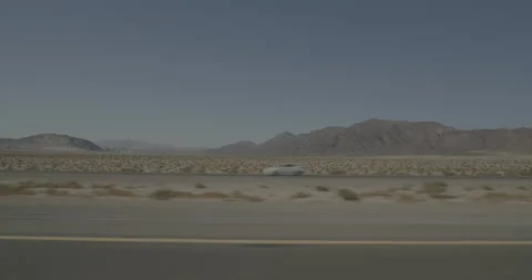 Side left driving plate - Highway 15 at Mile 121, Dunn Stock Footage 293803614