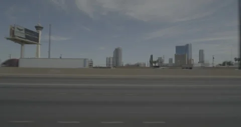 Side left driving plate - Highway 15 at Oakley Boulevard, Las Vegas Stockbeeldmateriaal 294187561