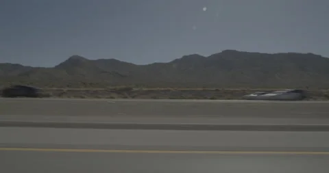 Side left driving plate - Highway 15 at Mile 171, Wheaton Springs Stock Footage 294563275