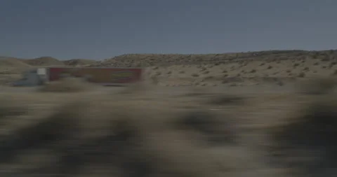 Side left driving plate - Highway 15 at Mile 114, Dunn Stock Footage 294685853