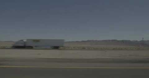 Side left driving plate - Highway 15 at Mile 112, Dunn Stock Footage 294686173