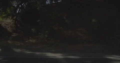 Side left driving plate - Highway 150 at Steckel Park, Ojai Vídeo Stock 294701818
