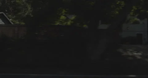 Side left driving plate - Highway 150 at Thomas Aquinas College, Ojai Stock Footage 294703109