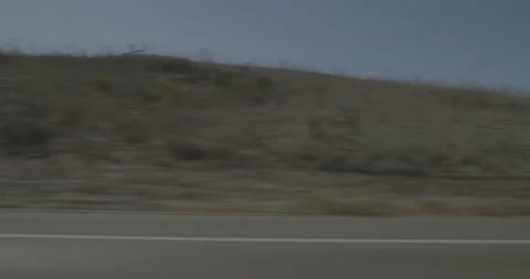 Side left driving plate - Highway 1 at Mile 45, Harmony Stock Footage 294911329